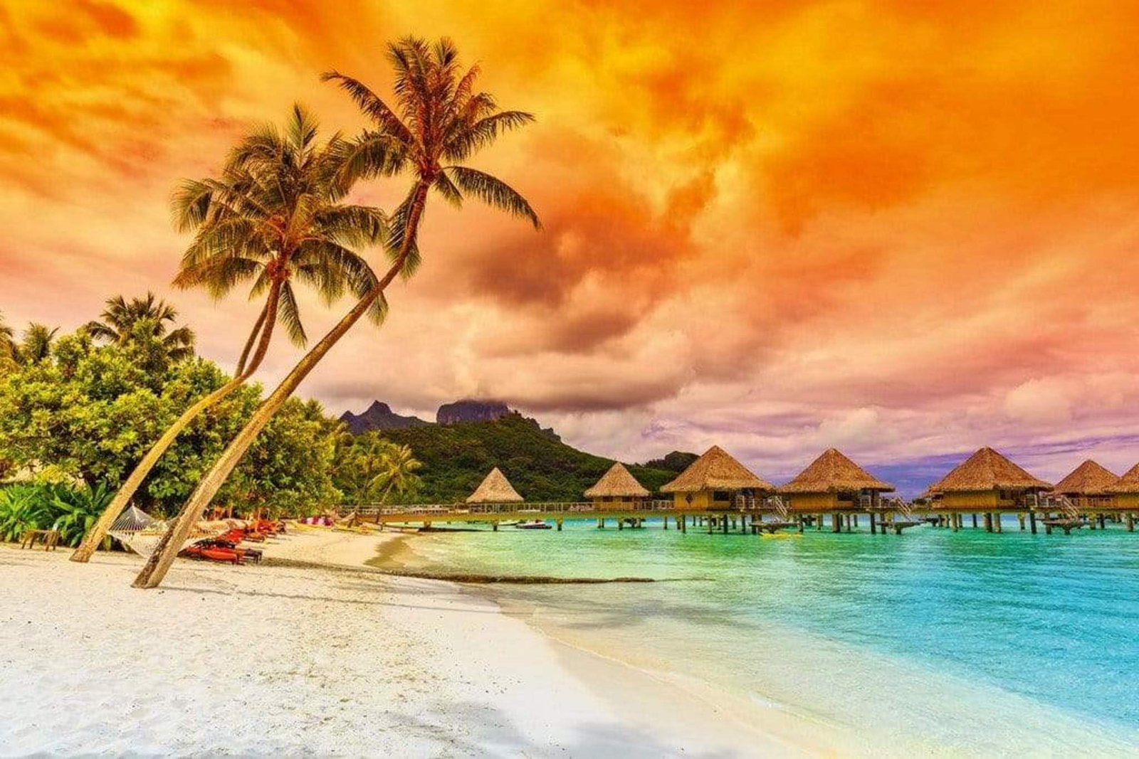 Fotobehang - Polynesia 375x250cm - Vliesbehang 2 Fotobehang - Polynesia 375x250cm - Vliesbehang - Afbeelding 2