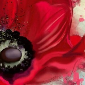 Fotobehang - Poppy 375x250cm - Vliesbehang