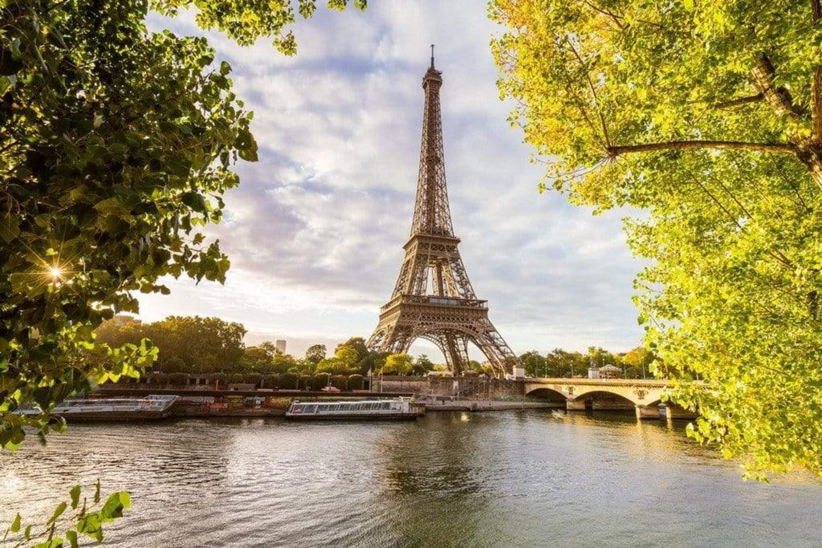 Fotobehang - Siene in Paris 375x250cm - Vliesbehang 1 Fotobehang - Siene in Paris 375x250cm - Vliesbehang