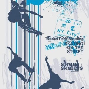 Fotobehang - Skate 150x250cm - Vliesbehang