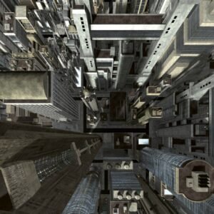 Fotobehang - Skyscrapers 375x250cm - Vliesbehang