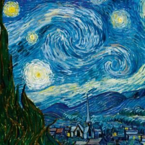 Fotobehang - Starry Night 375x250cm - Vliesbehang