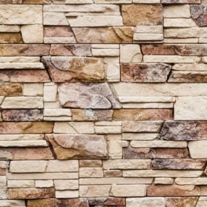 Fotobehang - Stone Wall 150x250cm - Vliesbehang