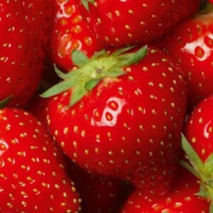 Fotobehang - Strawberry 150x250cm - Vliesbehang