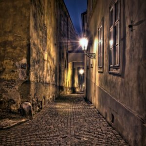 Fotobehang - Street 225x250cm - Vliesbehang