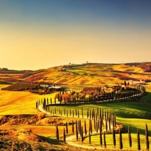 Fotobehang - Tuscany 225x250cm - Vliesbehang