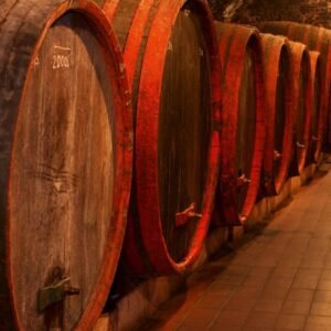 Fotobehang - Wine Barrels 150x250cm - Vliesbehang