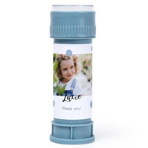 Bellenblaas blauw - set van 12