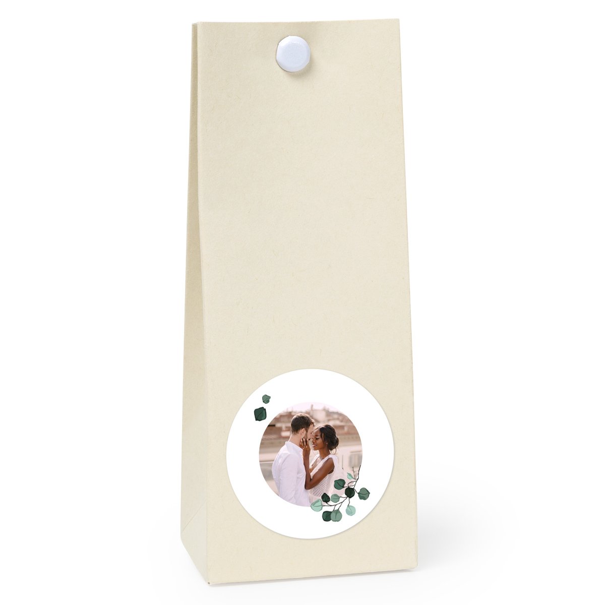 Snoepzakjes vanille rond set van 12 1 Snoepzakjes vanille rond set van 12