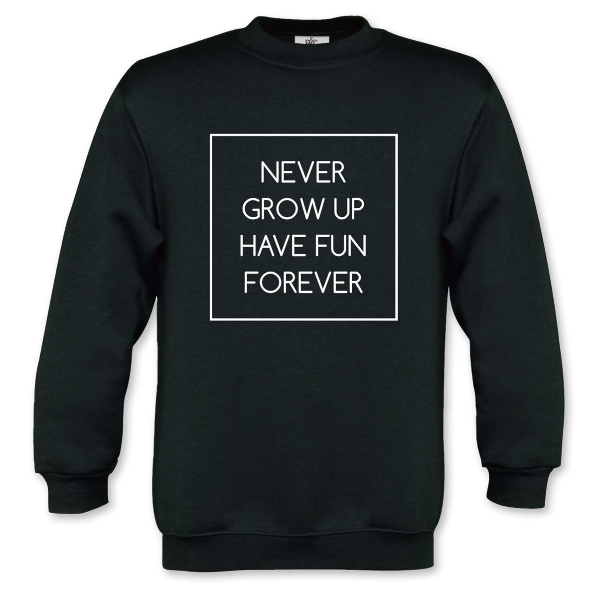 Sweater kind zwart 5 - 6 jaar met borduring 1 Sweater kind zwart 5 - 6 jaar met borduring