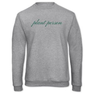 Sweater Unisex Grijs gemêleerd S met borduring