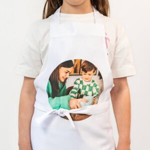 Kinderschort met foto wit