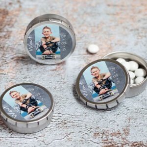 Snoepdoosjes Grijs (Set van 24)