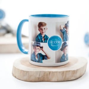 Gekleurde mok blauw