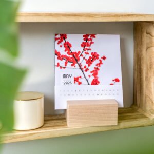 Kalender in designhouder Staand