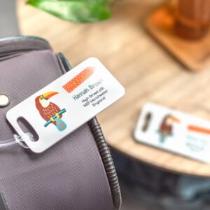 Bagagelabel Liggend - Set van 2
