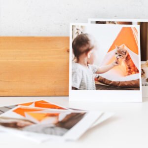 Foto's op luxe karton Vierkant (set van 13)