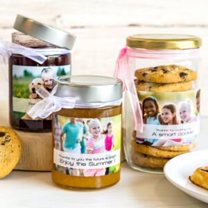 Etiketten voor voorraadpot rechthoekig - Set van 8