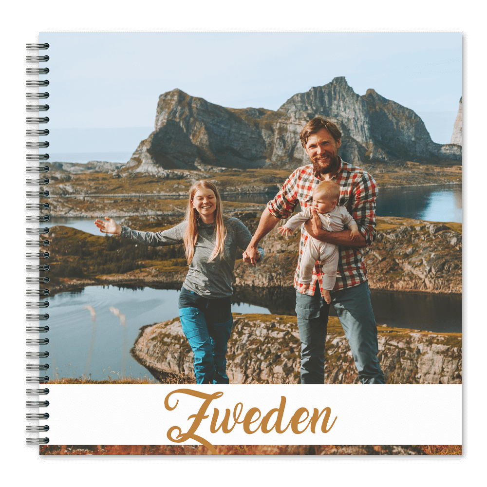 Fotoboek Spiraal 30x30 Vierkant 1 Fotoboek Spiraal 30x30 Vierkant