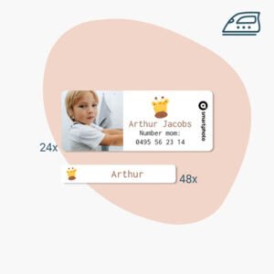 Set strijklabels - set van 72