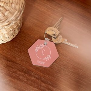 Hexagon sleutelhanger