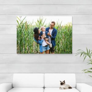 Foto op aluminium wit 120 x 80 cm