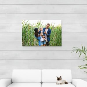 Foto op aluminium wit 90 x 60 cm