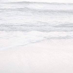 Fotobehang - Silver Beach 400x280cm - Vliesbehang