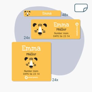 Naamstickers - set van 96