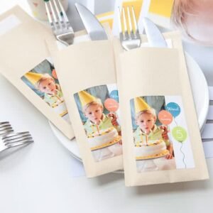 Bestekhouder beige - Set van 24