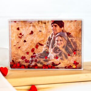 Fotoblok met glitters Liggend