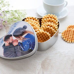 Koekjestrommel hartvormig