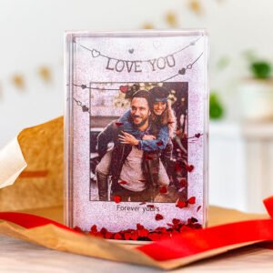 Fotoblok met glitters Staand