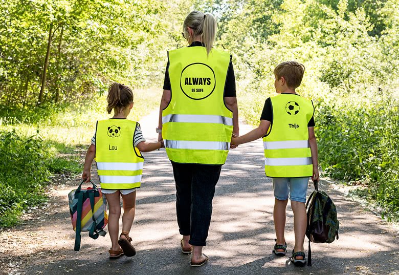 Gepersonaliseerd veiligheidsvest volwassenen S-M 1 Gepersonaliseerd veiligheidsvest volwassenen S-M