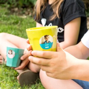 Etiketten voor kinderen rond