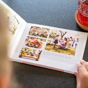 Fotoboek M liggend harde kaft platliggende binding