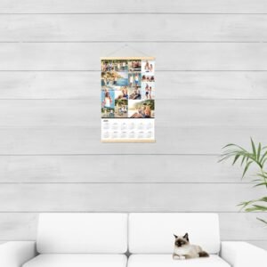 Jaarplanner met magnetische hanger 40 x 60 cm Hout