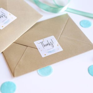 Envelop stickers Vierkant - Set van 24